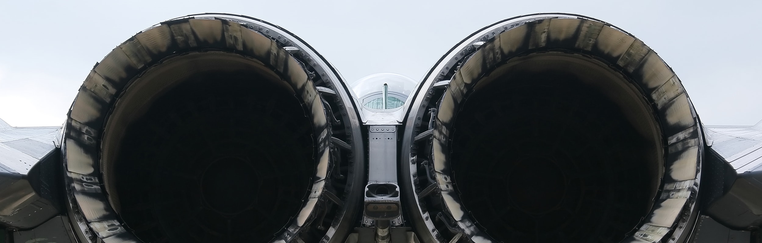 Big airplane engine