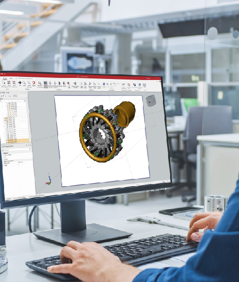 A graphic mockup of a pizza shop brand showing the logo on different objects like a truck, apron, and menu. | Canvas GFX