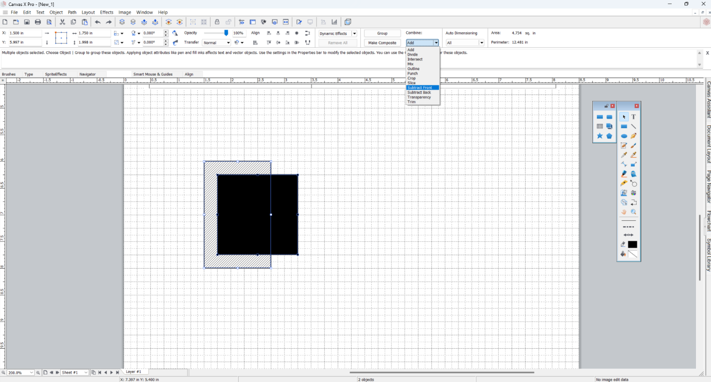 A computer screen shot of a black squareAI-generated content may be incorrect., Picture